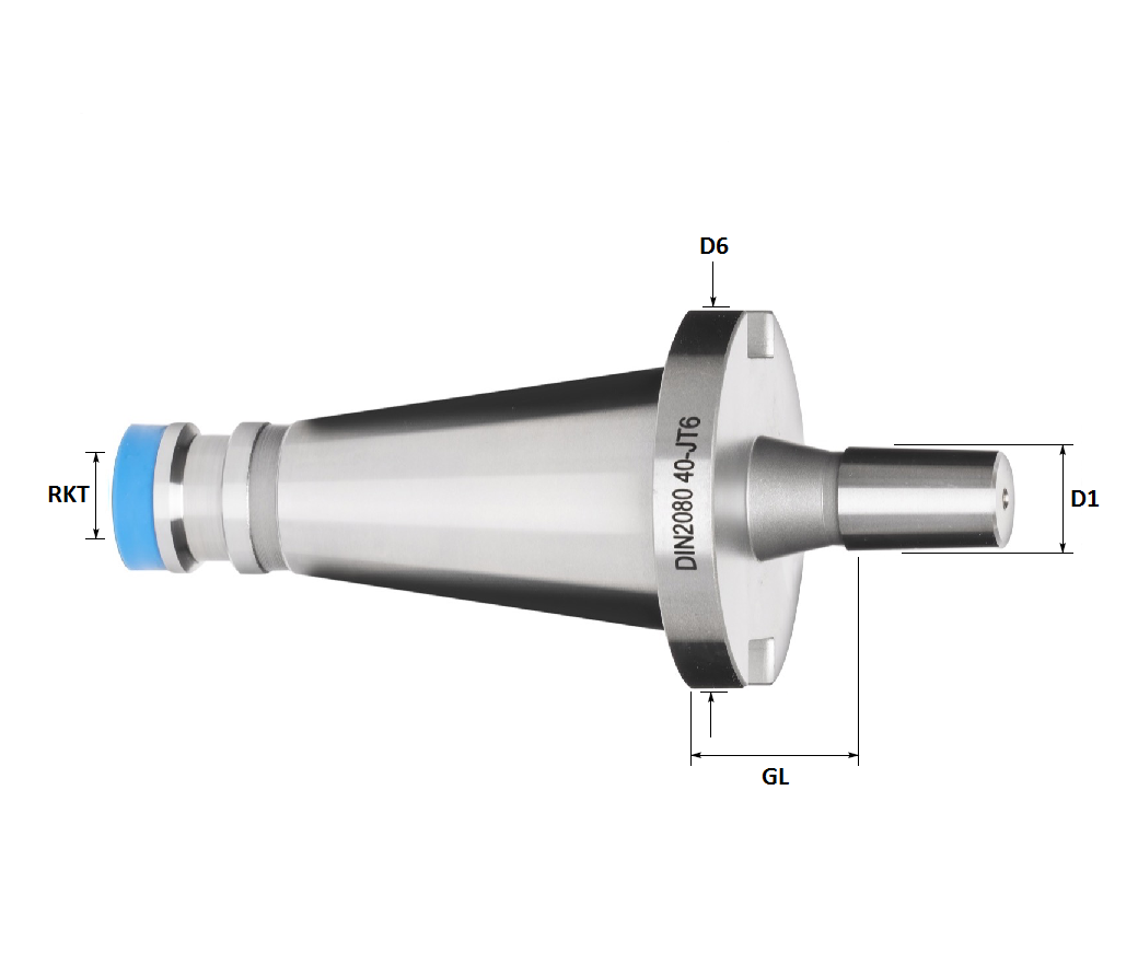 DIN2080 40 B16 Drill Chuck Adaptor (Standard Accuracy)